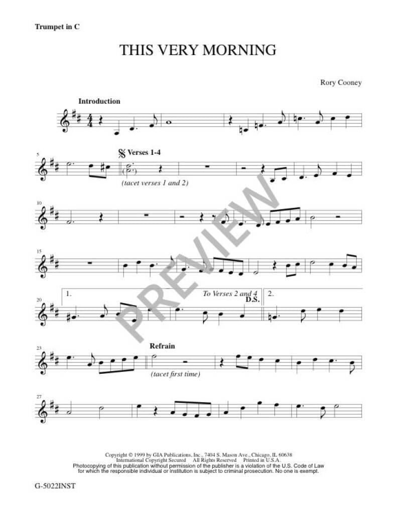 This Very Morning - Instrument